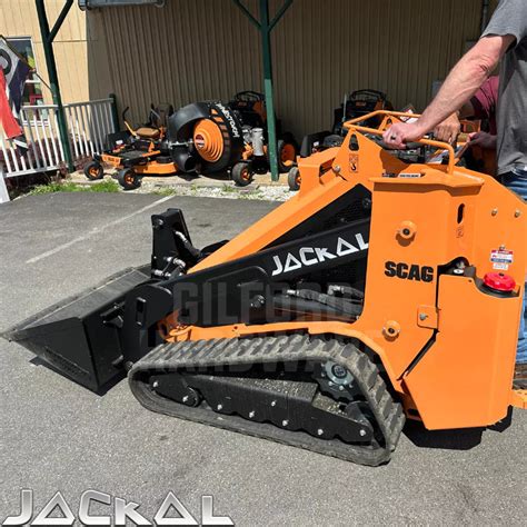 scag mini excavator|scag jackal stand on mini.